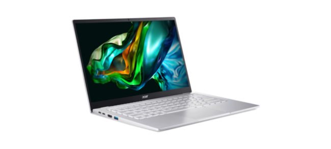 Ноутбук Acer Swift Go 14SFG14-71 Core i5-13420H/16GB/SSD1TB/14";/OLED/2.8K/NoOS/Silver (NX.KLQCD.005)