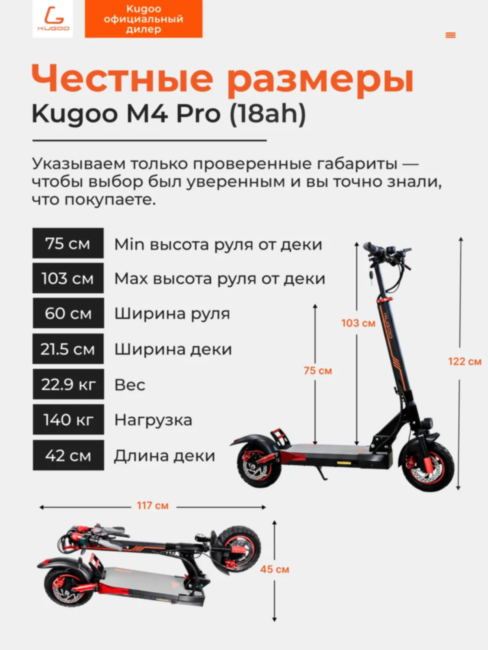 Электросамокат Kugoo M4 PRO 18Ah Электросамокат Kugoo M4 PRO 18Ah