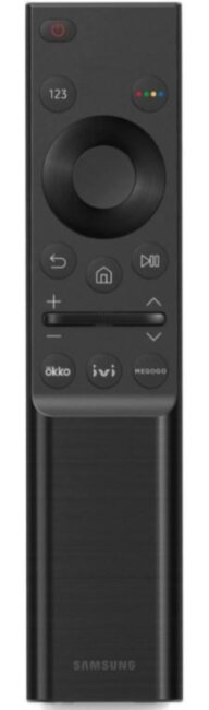 Телевизор SAMSUNG UE55AU7100UXRU серый Smart TV