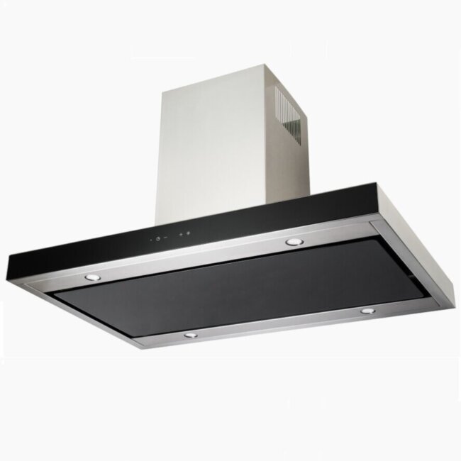 Кухонная вытяжка Akpo Isla Feniks Slim Glass II 90 wk-9 нержавеющая сталь
