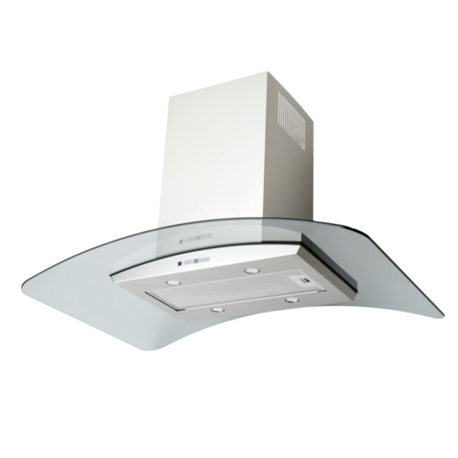 Кухонная вытяжка Akpo Isla Zefir 90 wk-8 нержавеющая сталь