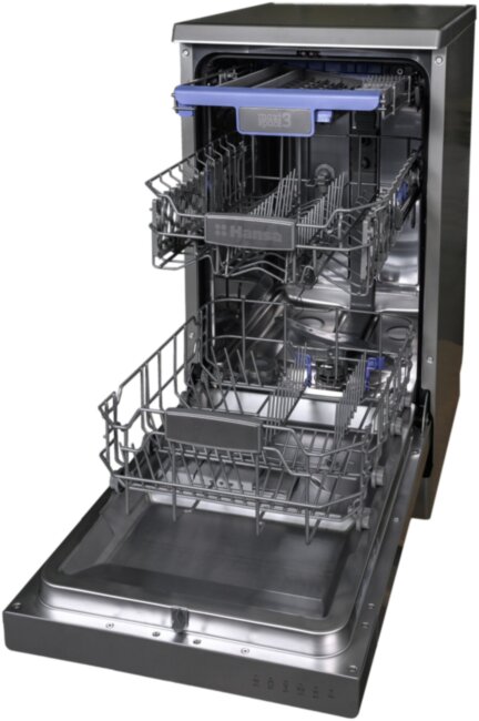 Посудомоечная машина Hansa ZWM 416 SEH серебристый (узкая)